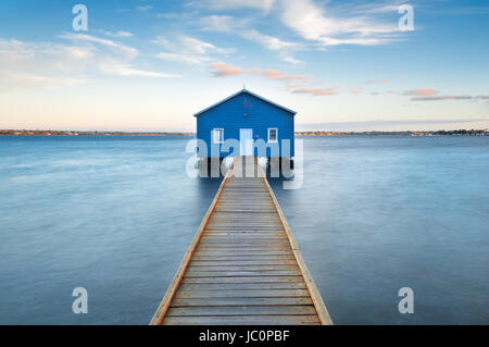 Famous Crawley Edge Boatshed in Perth's Matilda Bay. Stock Photo