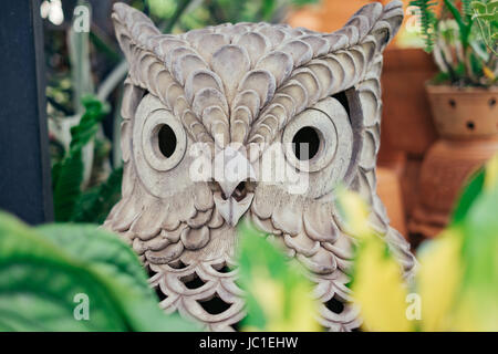 Owl architechture in the garden. Stock Photo