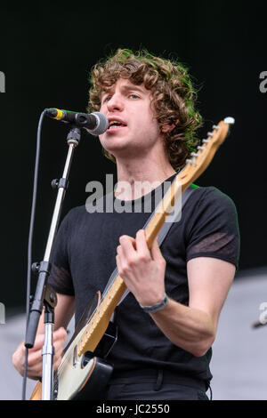 Belfast, Northern Ireland. 14 Jun 2017 - The Kooks launch the Belsonic Music Festival Stock Photo