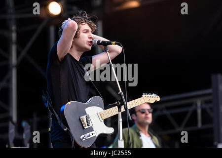 Belfast, Northern Ireland. 14 Jun 2017 - The Kooks launch the Belsonic Music Festival Stock Photo