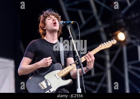 Belfast, Northern Ireland. 14 Jun 2017 - The Kooks launch the Belsonic Music Festival Stock Photo