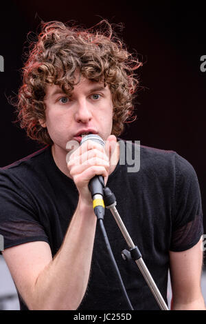 Belfast, Northern Ireland. 14 Jun 2017 - The Kooks launch the Belsonic Music Festival Stock Photo