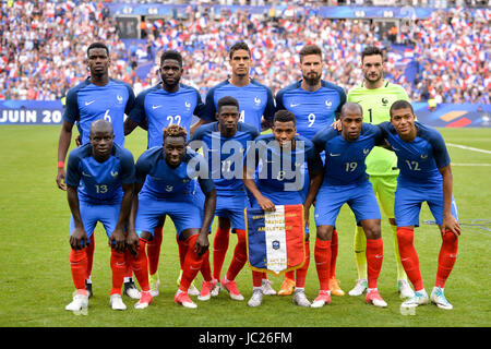 MOSCOW, 15-07-2018 , World Cup 2018 , Luzhniki Stadium, World Cup Final  France - Croatia 4-2. The complete French squad consists of: captain  goalkeeper Hugo Lloris, Benjamin Pavard , Raphael Varane, Samuel