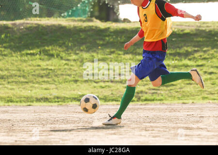 Practice at Soccer Club Stock Photo