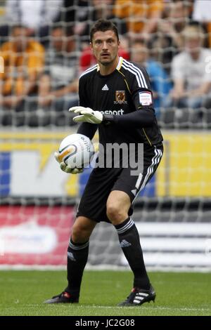 MATT DUKE HULL CITY FC KC STADIUM HULL ENGLAND 07 August 2010 Stock Photo