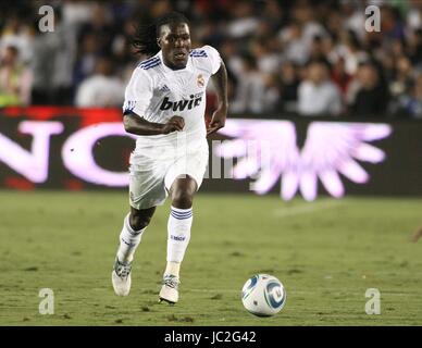 ROYSTON RICKY DRENTHE REAL MADRID LOS ANGELES CALIFORNIA USA 07 August 2010 Stock Photo