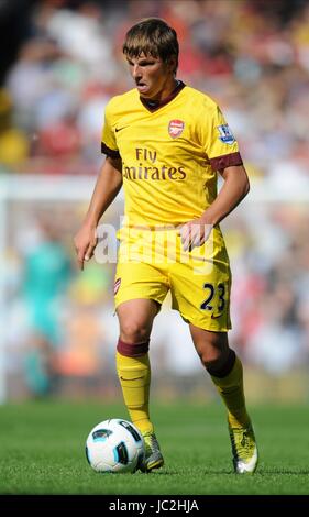 ANDREY ARSHAVIN ARSENAL FC ARSENAL FC ANFIELD LIVERPOOL ENGLAND 15 August 2010 Stock Photo