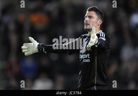 MATT DUKE HULL CITY FC HULL CITY FC KC STADIUM HULL ENGLAND 14 September 2010 Stock Photo