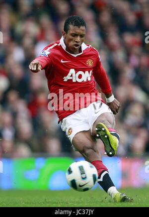 NANI MANCHESTER UNITED FC OLD TRAFFORD MANCHESTER ENGLAND 19 September 2010 Stock Photo