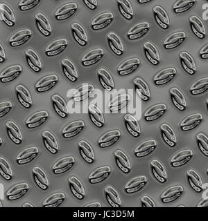 a large sheet of nice shiny chrome tread plate Stock Photo