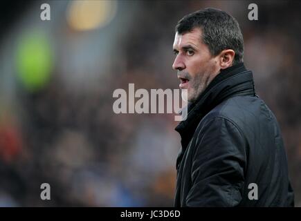 ROY KEANE IPSWICH TOWN FC MANAGER IPSWICH TOWN FC MANAGER KC STADIUM HULL ENGLAND 20 November 2010 Stock Photo