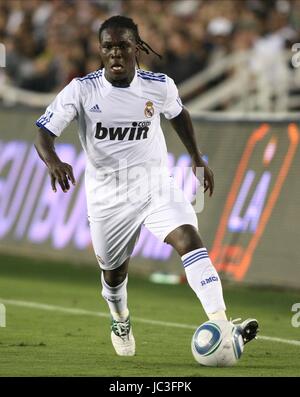 ROYSTON RICKY DRENTHE REAL MADRID REAL MADRID LOS ANGELES CALIFORNIA USA 07 August 2010 Stock Photo