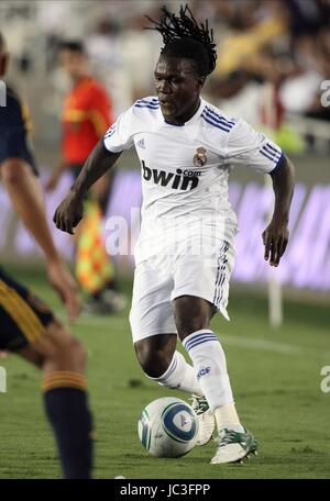 ROYSTON RICKY DRENTHE REAL MADRID REAL MADRID LOS ANGELES CALIFORNIA USA 07 August 2010 Stock Photo