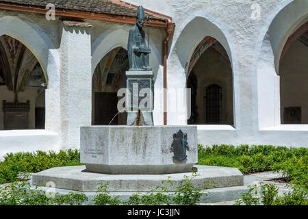 Abbey Novacella ( Abbazia di Novacella ). Novacella Abbey, still run by the Augustinians, lies few km away from Bressanone/Brixen, south Tyrol - Italy Stock Photo