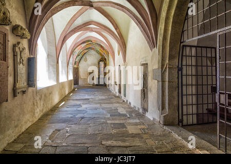 Abbey Novacella ( Abbazia di Novacella ). Novacella Abbey, still run by the Augustinians, lies few km away from Bressanone/Brixen, south Tyrol - Italy Stock Photo