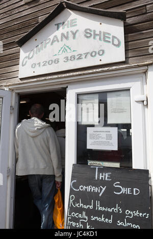 West Mersea, The Company Shed restaurant Stock Photo