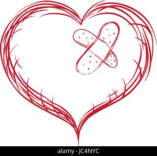 Heart and love Stock Vector