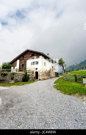 Maienfeld in Graubuenden, switzerland, Country of Heidi, the children book; Maienfeld und Heididorf in Graubünden, schweiz Stock Photo