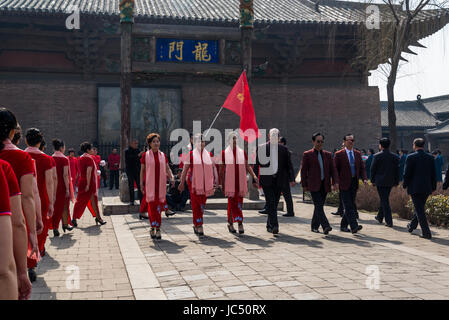 Umas Festival, Temple of Confucius, Pingyao, Shanxi province, China Stock Photo