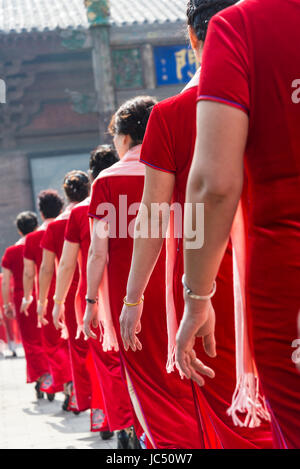 Umas Festival, Temple of Confucius, Pingyao, Shanxi province, China Stock Photo