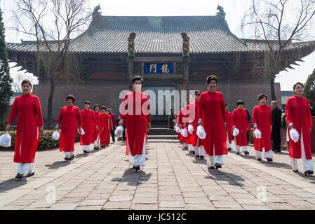 Umas Festival, Temple of Confucius, Pingyao, Shanxi province, China Stock Photo