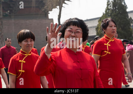 Umas Festival, Temple of Confucius, Pingyao, Shanxi province, China Stock Photo