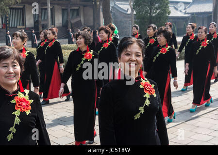 Umas Festival, Temple of Confucius, Pingyao, Shanxi province, China Stock Photo