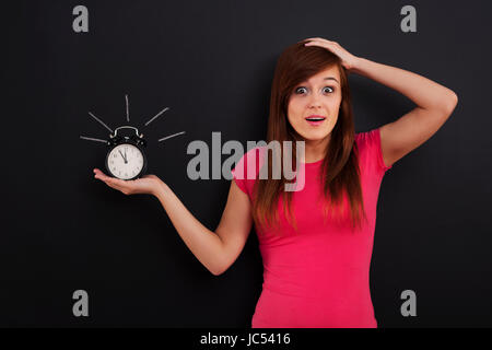 I have only five minutes! Stock Photo