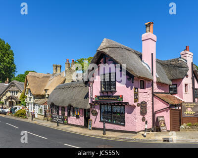 Road through Old village, Shanklin, Isle of Wight, UK Stock Photo