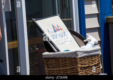 The Savvy Sailor Restaurant, Lunenberg, Nova Scotia, Canada Stock Photo