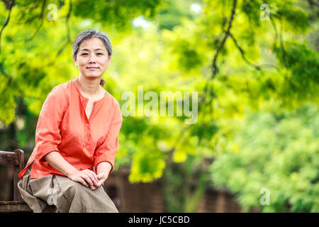 New Taipei City, Taiwan - June 30, 2014: The seaside mountain town scenery in Jiufen, Taiwan Stock Photo