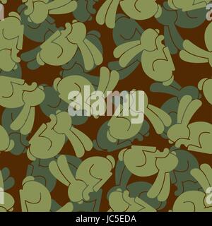 Army Rabbit Color Pages Military texture rabbit. Army bunny seamless texture. Soldiers hare ...