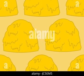 Haystack pattern. Hay stack background. Arable land texture. agricultural ornament Stock Vector
