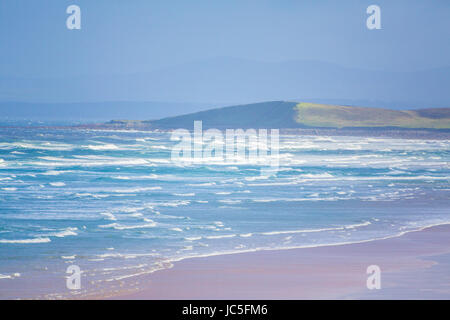 The beach and coastline around Bundoran in Donegal, Ireland Stock Photo