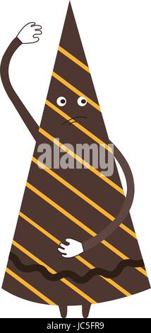 Chocolate christmas cookies isolated on a white background vector illustration Stock Vector