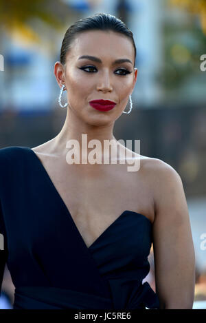 Paramount Pictures' World Premiere of 'Baywatch' on the beach in Lummus Park Ocean Drive & 7th ST. in Miami Beach  Featuring: Ilfenesh Hadera Where: Miami Beach, Florida, United States When: 13 May 2017 Credit: JLN Photography/WENN.com Stock Photo