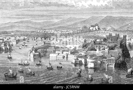 Reconstruction of the Long Walls connecting Athens to its port at ...