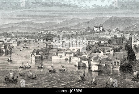 Reconstruction of the Long Walls connecting Athens to its port at ...