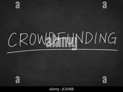 crowdfunding Stock Photo