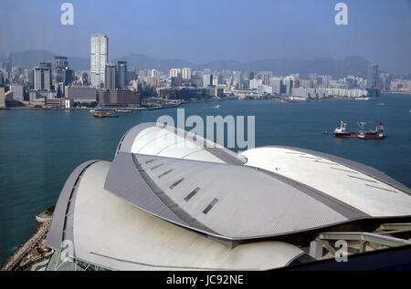 Hong Kong. 29th Oct, 2013. Photo taken on Oct. 29, 2013 shows the Hong Kong Convention and Exhibition Center in Hong Kong, south China. Credit: Li Peng/Xinhua/Alamy Live News Stock Photo