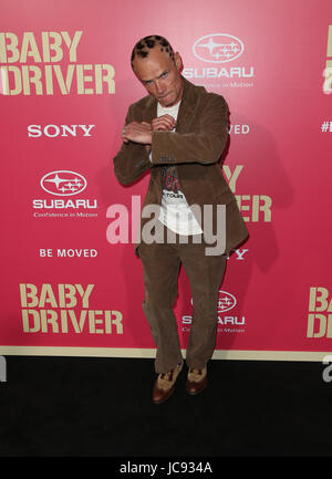 Los Angeles, USA. 14th Jun, 2017. Flea, At Premiere Of Sony Pictures' 'Baby Driver' at The Ace Hotel, California on June 143, 2017. Credit: MediaPunch Inc/Alamy Live News Stock Photo