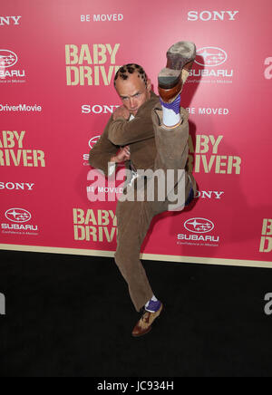 Los Angeles, USA. 14th Jun, 2017. Flea, At Premiere Of Sony Pictures' 'Baby Driver' at The Ace Hotel, California on June 143, 2017. Credit: MediaPunch Inc/Alamy Live News Stock Photo