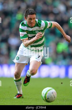 ROBBIE KEANE CELTIC V DUNDEE UNITED FC CELTIC PARK GLASGOW SCOTLAND 20 February 2010 Stock Photo