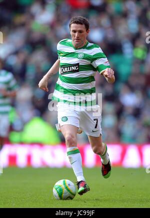 ROBBIE KEANE CELTIC V DUNDEE UNITED FC CELTIC PARK GLASGOW SCOTLAND 20 February 2010 Stock Photo