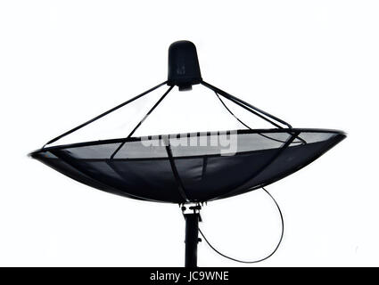 sattelite for home communication on white background Stock Photo