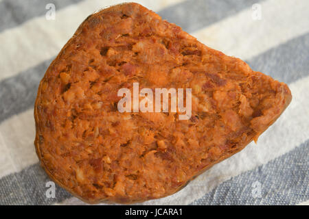 A Typical Calabrese Spreadable Salami: Nduja Of Spilinga Stock Photo ...