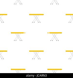 Ironing board pattern flat Stock Vector