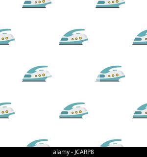 Modern electric iron pattern flat Stock Vector