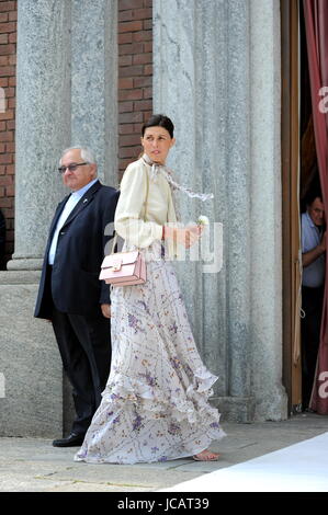 Rescaldina, Marriage of Matteo Darmian and Francesca Cormanni The wedding planner of the wedding ALESSANDRA GRILLO who organized the ceremony. Stock Photo