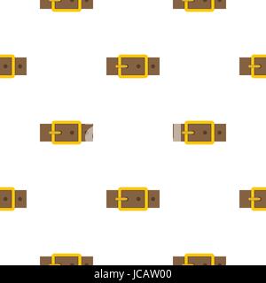 Gold square buckle pattern flat Stock Vector